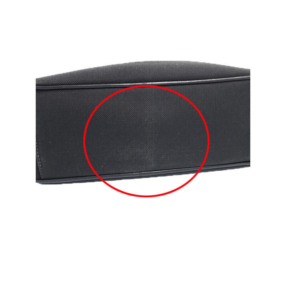 Prada Logo Jacquard Camera Bag black canvas bow - Picture 8 of 9